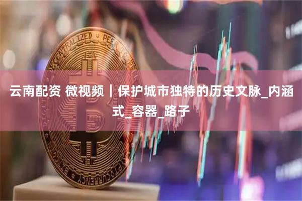 云南配资 微视频｜保护城市独特的历史文脉_内涵式_容器_路子